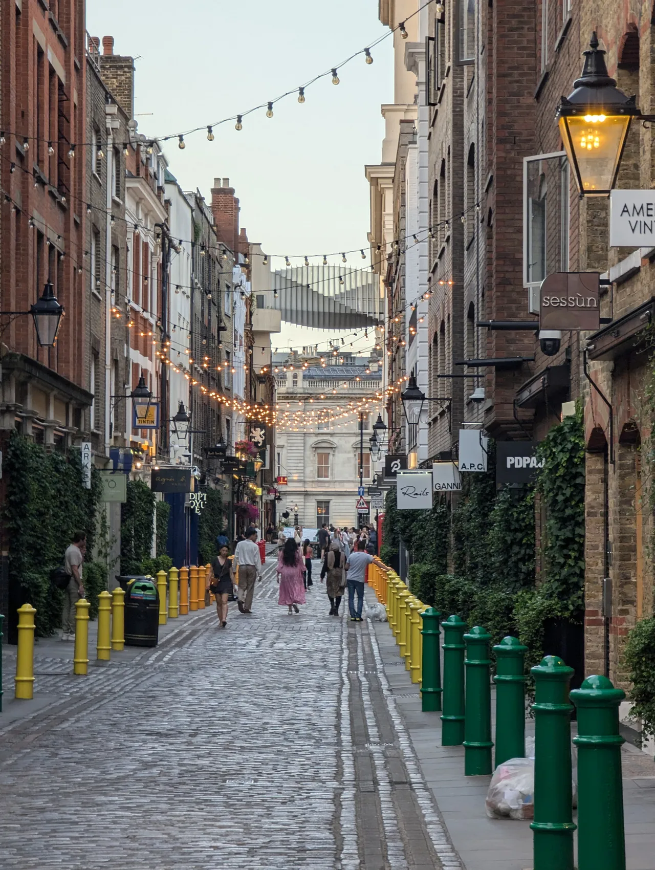 Floral street, around the corner from Covent Garden