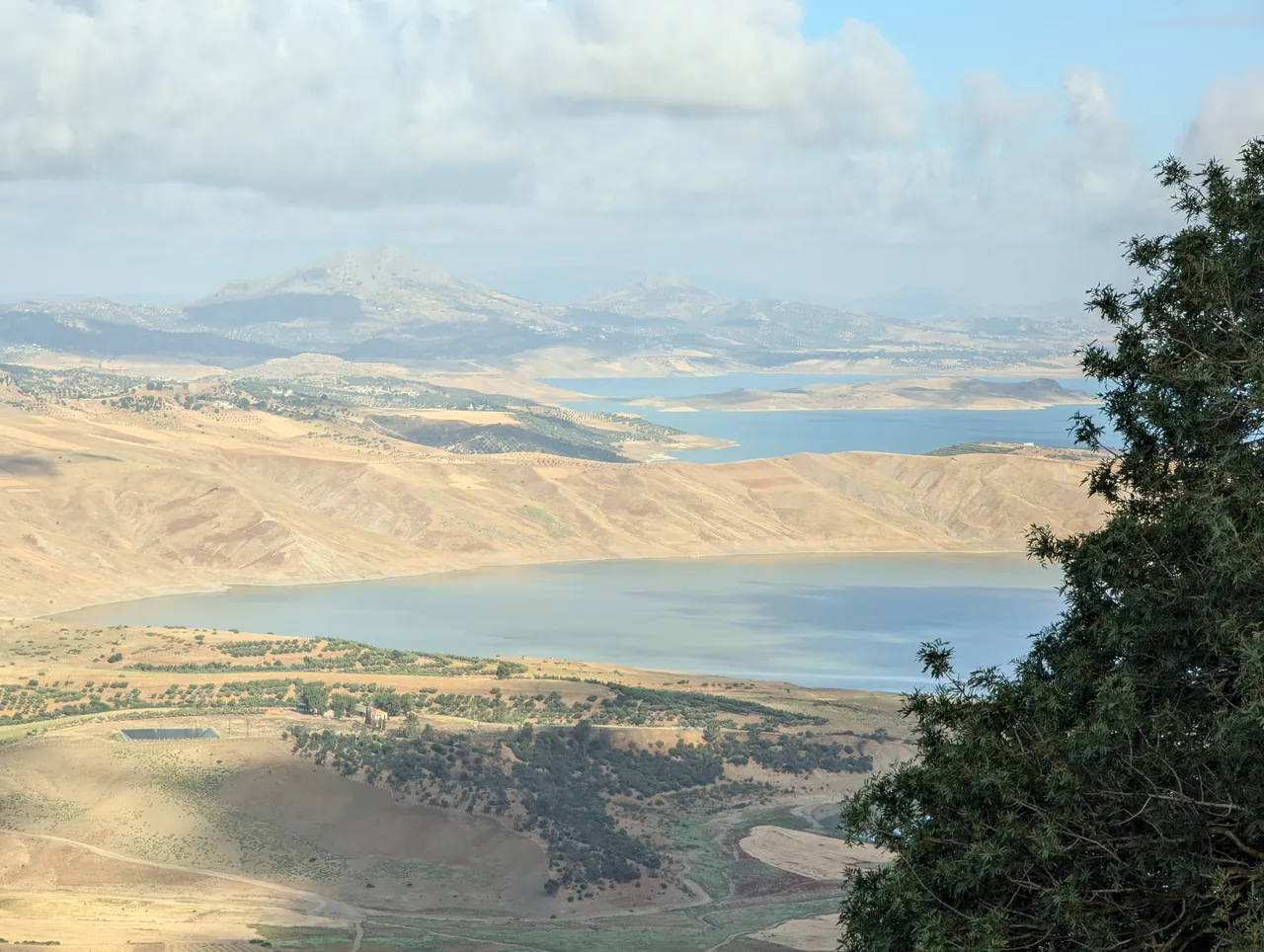 View from the village