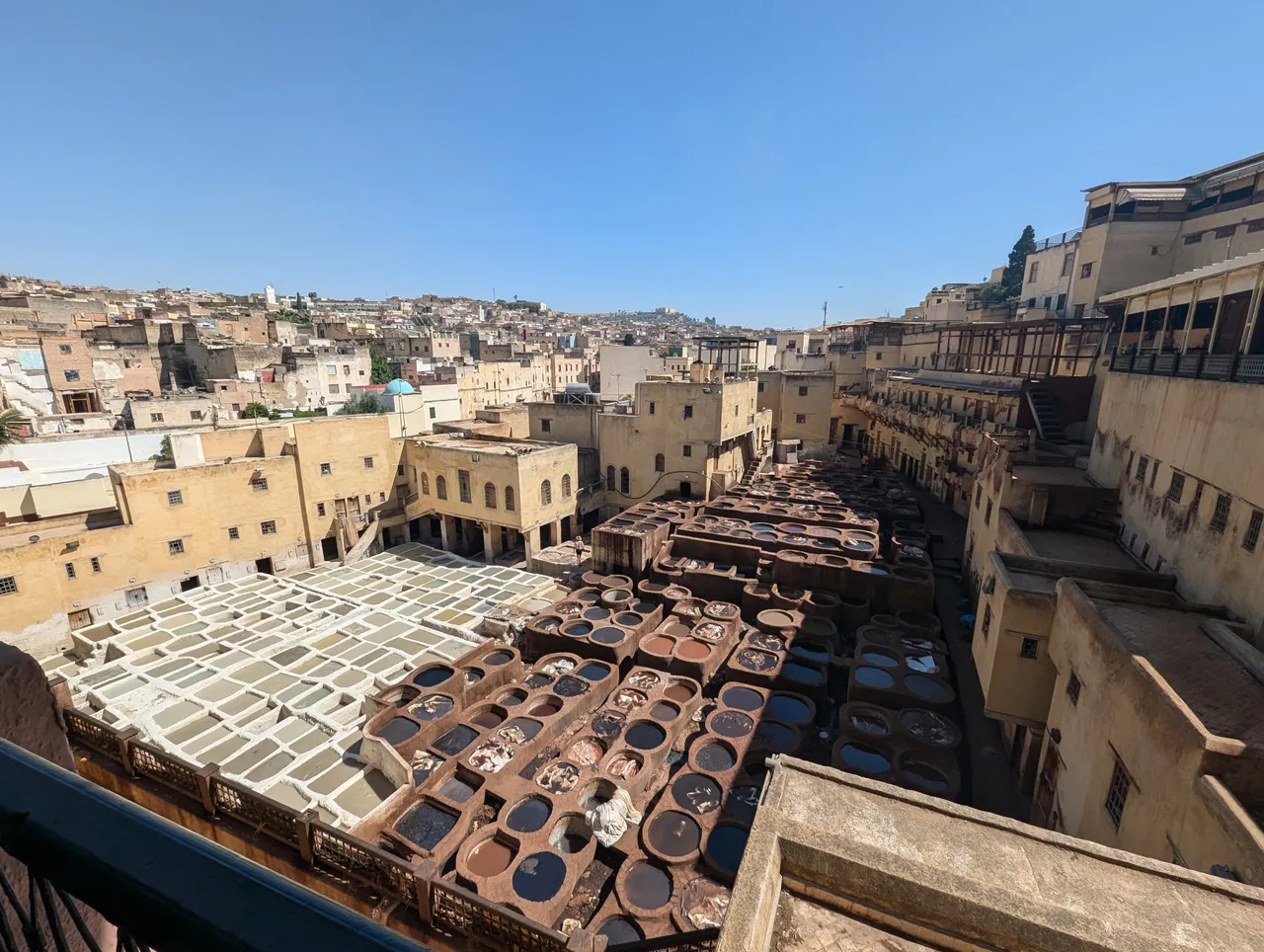 Chouara Tannery from above