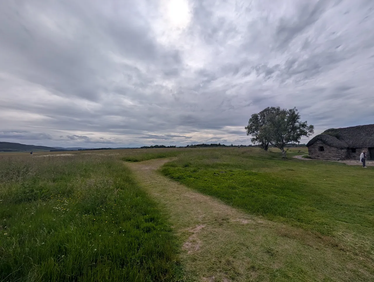 The battlefield at Culloden Moor. There’s just under two thousand people buried here in mass graves. The active phase of the battle (which was apparently the last infantry battle on British soil) was about an hour long. It was more or less a slaughter.