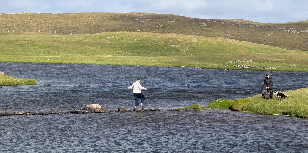 A stone bridge leads over the loch on an island to a smaller island. You must re-traverse it to finish the walk; there’s no reason to go there other than just crossing the bridge itself. Nevertheless.