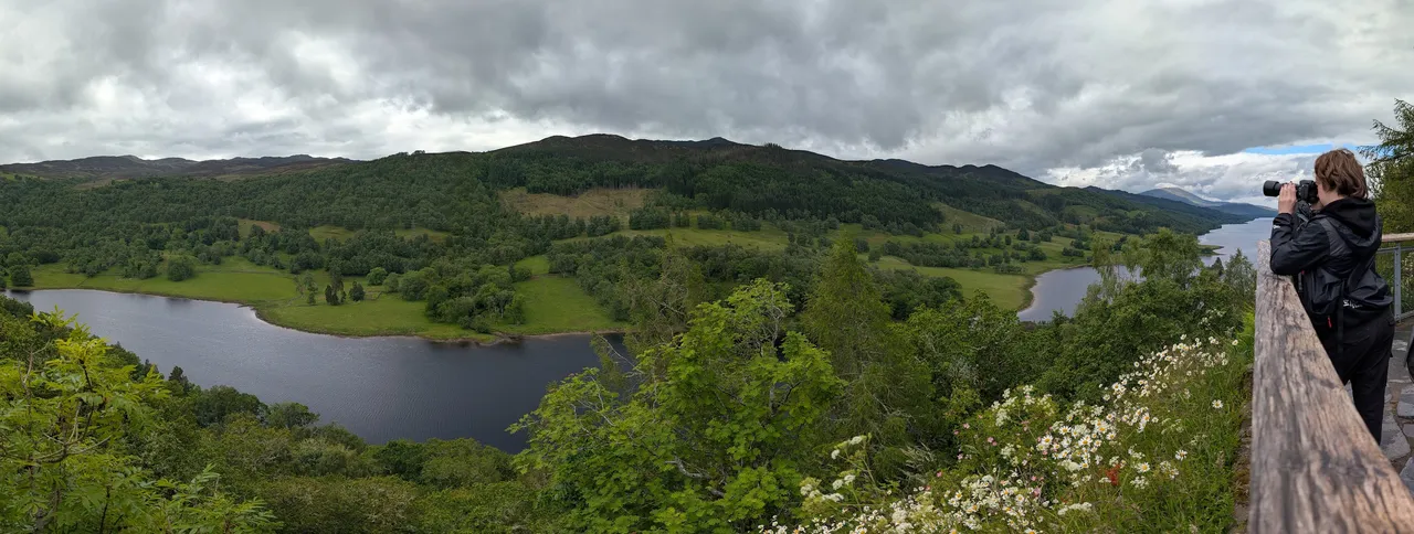 Loch Tummel. Not Tunnel, I thought it was Tunnel like almost the whole time I was driving around it.