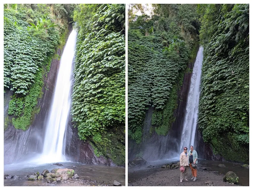 Yeah, the one on the left is totally blown out. I do like the swooshy water though. Red Coral Falls.